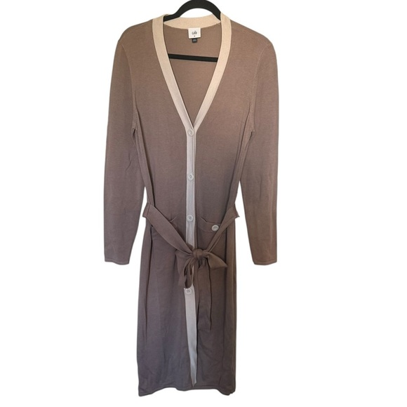 Cabi 616 Genteel Cardigan in Taupe - Picture 4 of 8